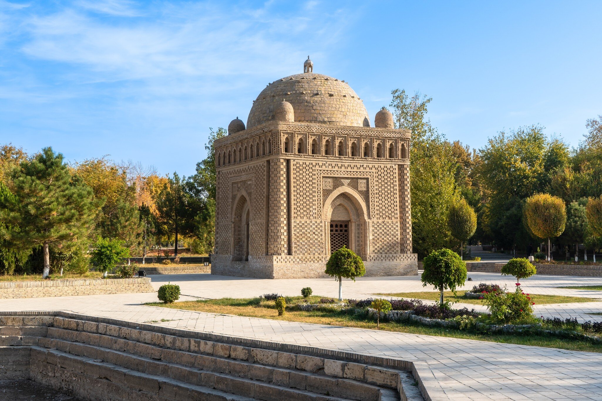 Uzbekistan, Bukhara, the Mausoleum  of Ismmoil Samoniy.; Shutterstock ID 2093360542;