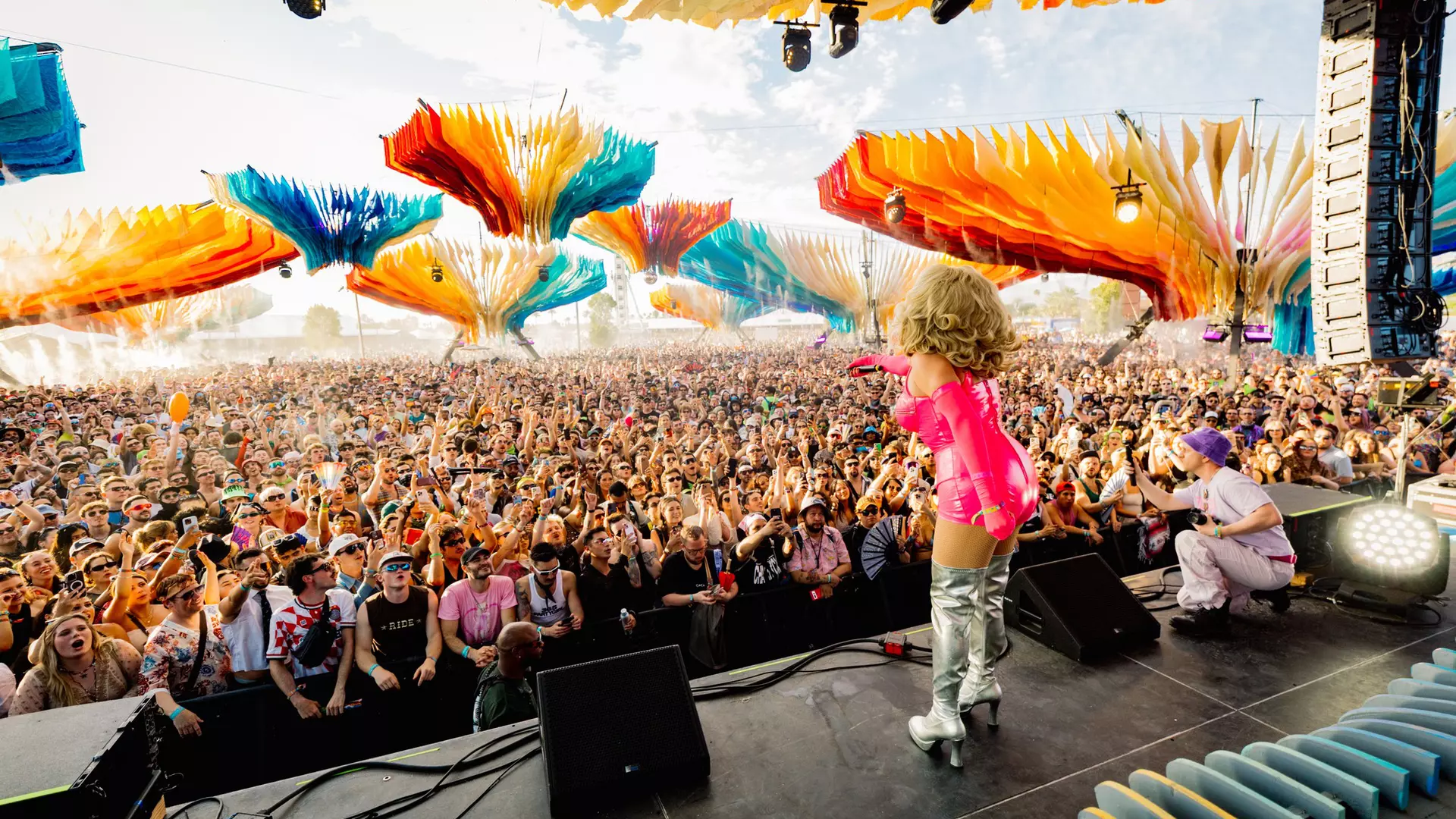 INDIO, CALIFORNIA - APRIL 12: (FOR EDITORIAL USE ONLY) Trixie Mattel performs at the DoLab Tent at the 2025 Coachella Valley Music And Arts Festival on April 12, 2025 in Indio, California. (Photo by Matt Winkelmeyer/Getty Images for Coachella)