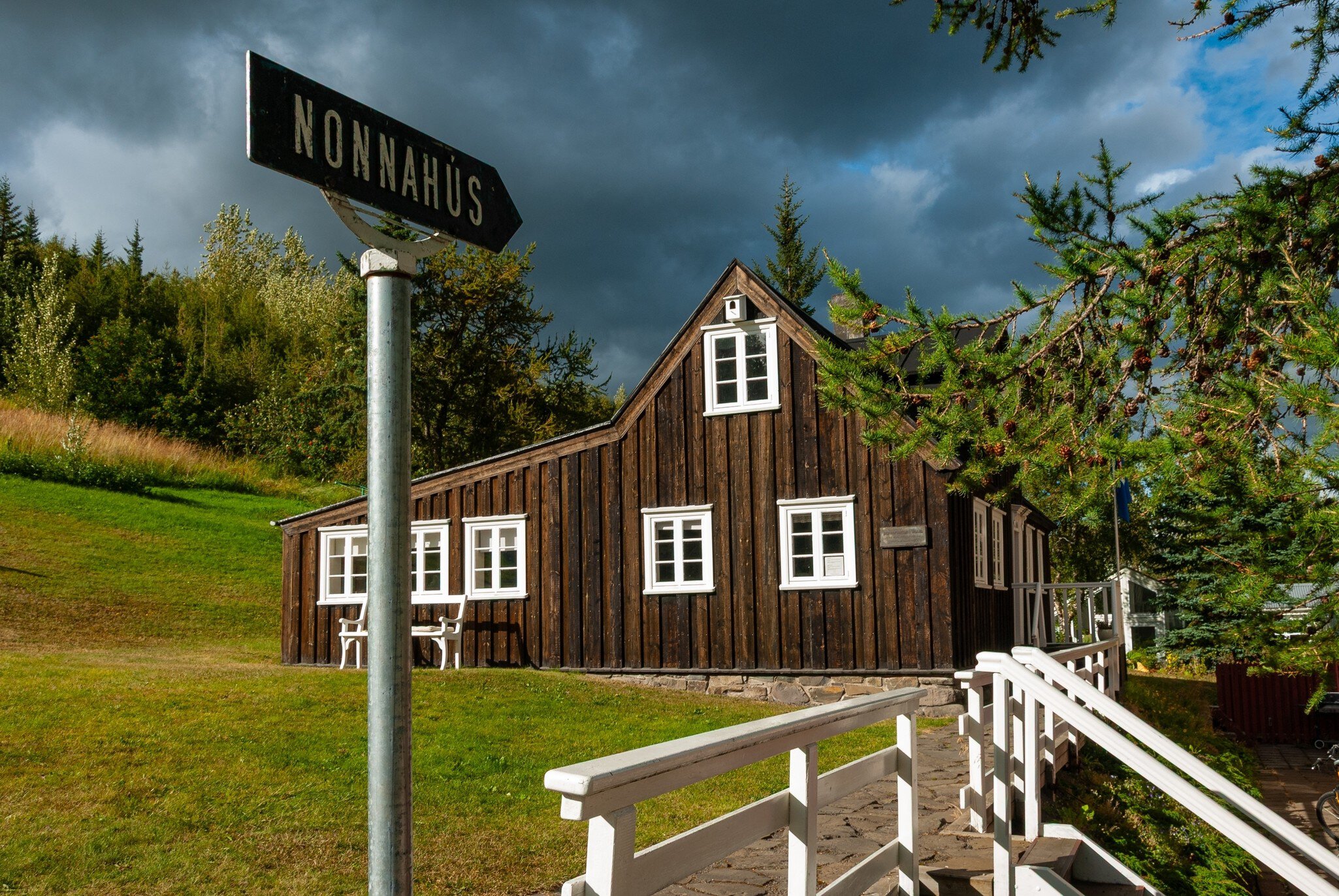 Nonnahús is a museum. Small wooden house, built 1850, one of the oldest houses in Akureyri. It was the home of the well-known children's book author,Jesuit priest Jón Sveinsson, also known  Nonni., License Type: media, Download Time: 2026-07-02T15:02:47.000Z, User: LP_NZhan, Editorial: false, purchase_order: 65050 - Digital Destinations and Articles, job: App Content, client: Lonely Planet app, other: Nadine Zhan 