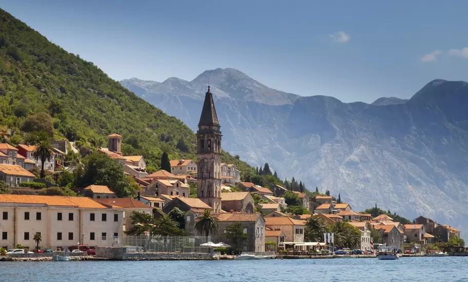 Old town landscape, Perast, Kotor Bay, Montenegro