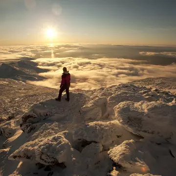 An IT Observer works just off the summit of Mt. Washington in the White Mountains of New Hampshire.
113222698
4-5 Years, Sun, Adults Only, Sun Flare, Appalachia, Standing, Young Men, Sunset, Horizontal, Cloud - Sky, Young Adult, One Person, 25-29 Years, One Young Man Only, Photography, Full Length, Color Image, Adult, mt. monroe, One Man Only, Mount Washington - New Hampshire, Rear View, Mountain Peak, New Hampshire, Mountain Range, People, High Up, USA, Looking At View, Majestic, Snow, 80-89 Years, Mount Washington, Outdoors, Sunlight, Only Men, Dusk, Cold Temperature, Mountain, Lens Flare