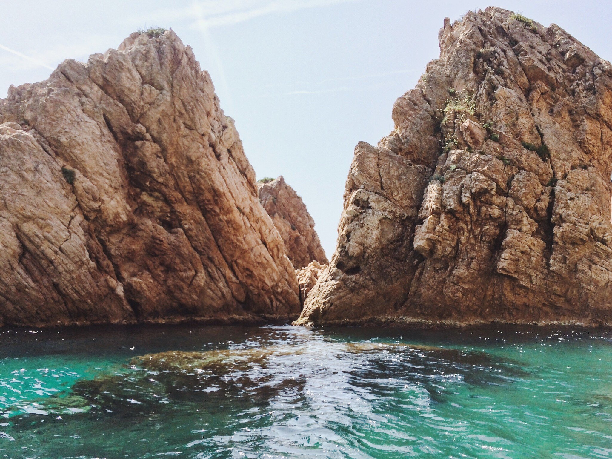 Rock Formation In Sea
2015; Beauty In Nature; Color Image; Day; Geology; Horizontal; Idyllic; Nature; No People; Non-Urban Scene; Outdoors; Photography; Remote; Rock - Object; Rock Formation; Scenics; Sea; Sky; Spain; Tossa De Mar; Tranquility; Water; Waterfront;