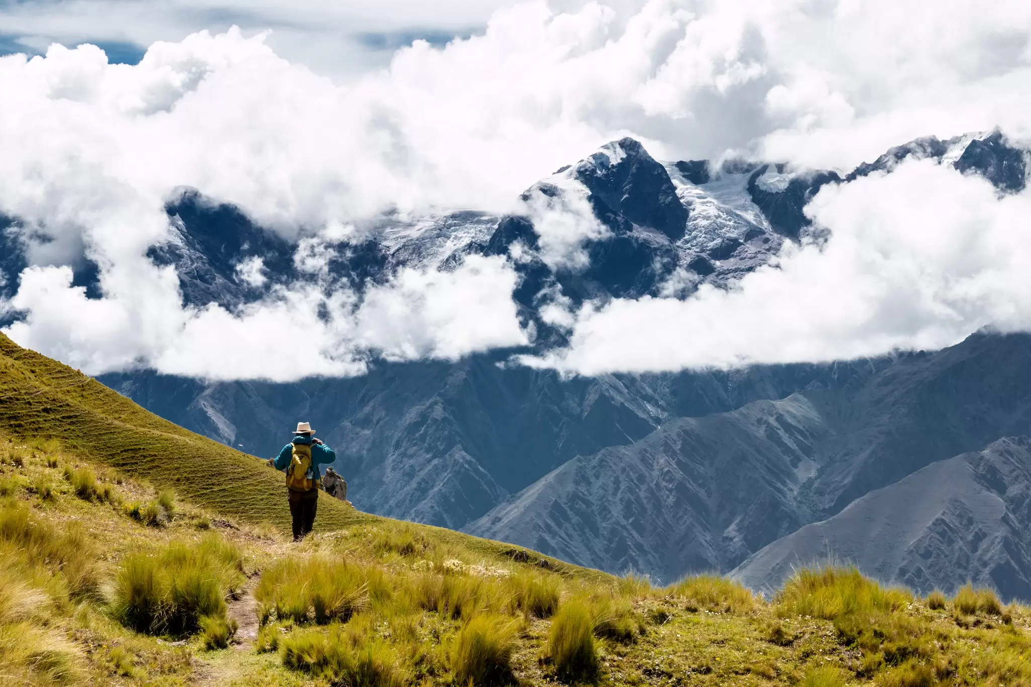 A hiker walks part of the Inca Trail. Pintai Suchachaisri / Getty Images
