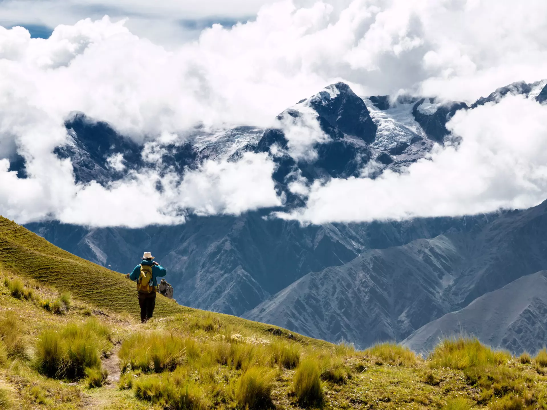 A hiker walks part of the Inca Trail. Pintai Suchachaisri / Getty Images