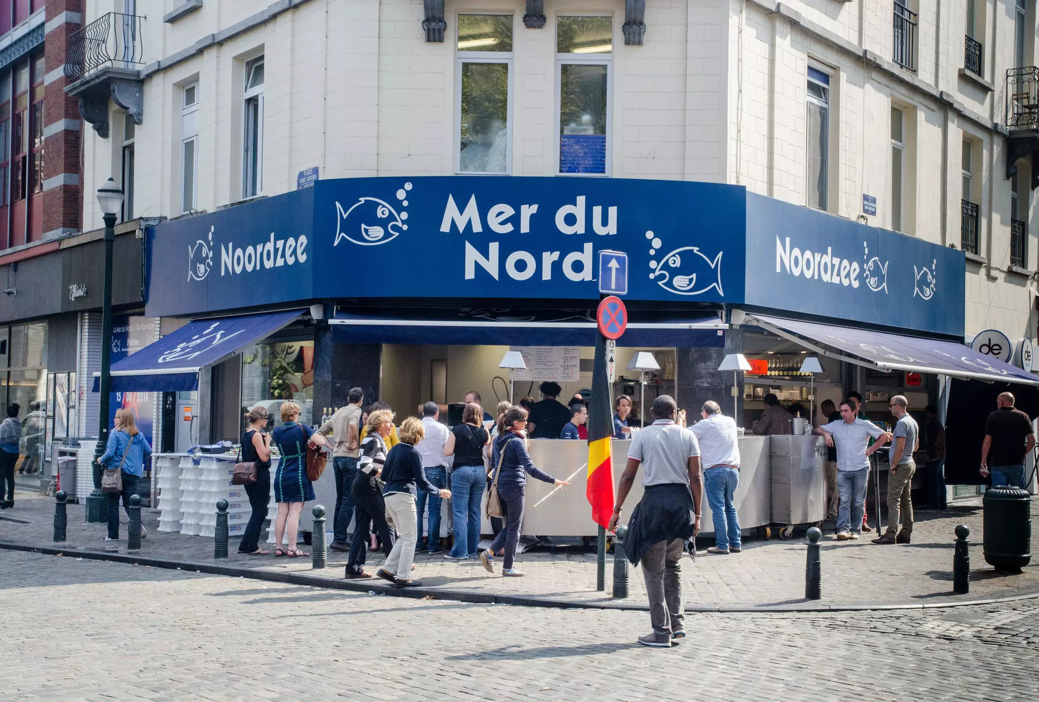 La Mer du Nord is the place to go in Brussels for croquettes © Charlotte McDonald-Gibson/Lonely Planet