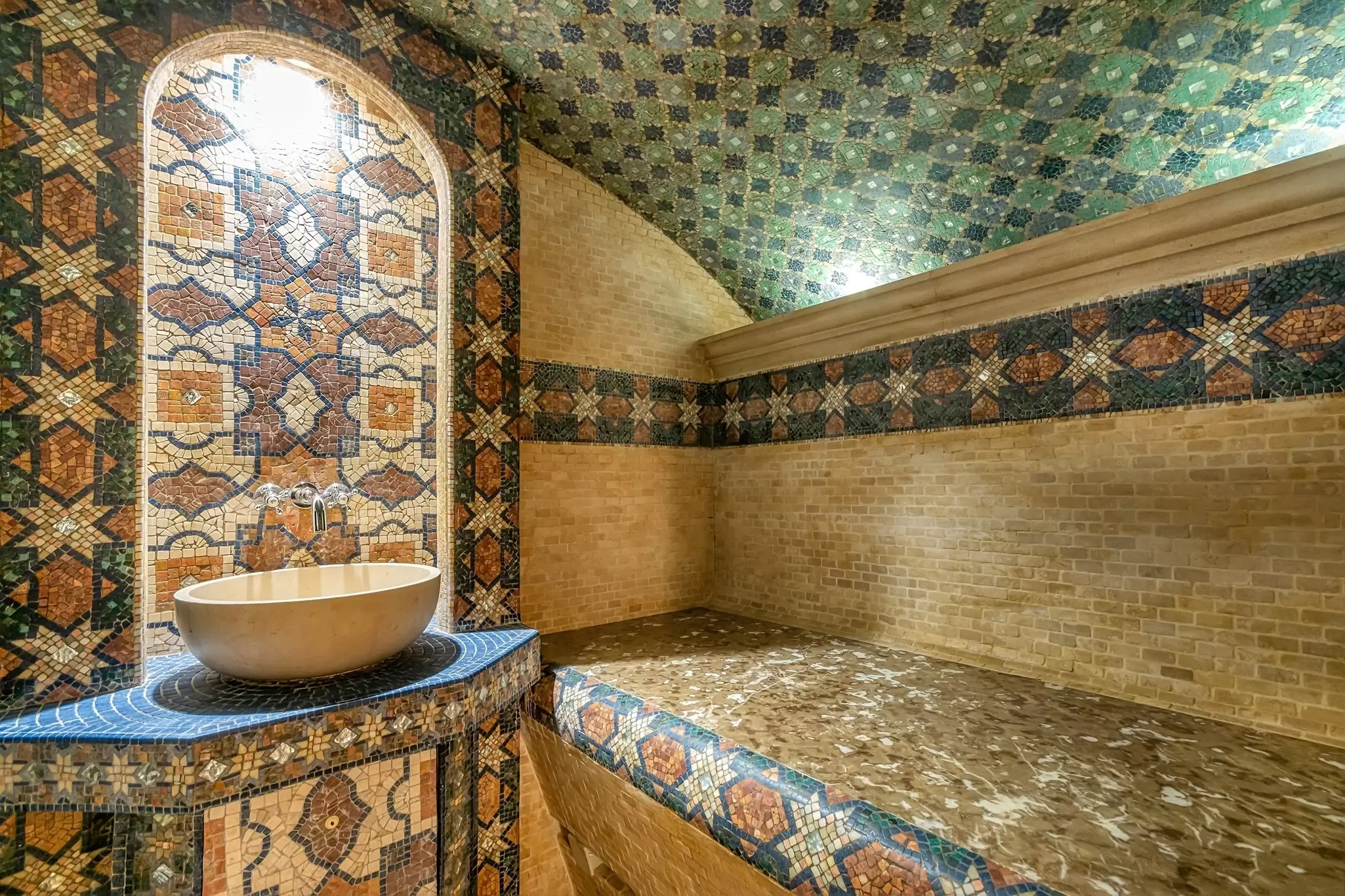 A traditional Turkish hamam. Alhim/Shutterstock