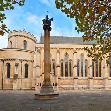 The Temple Church, a late-12th-century round church in London, England