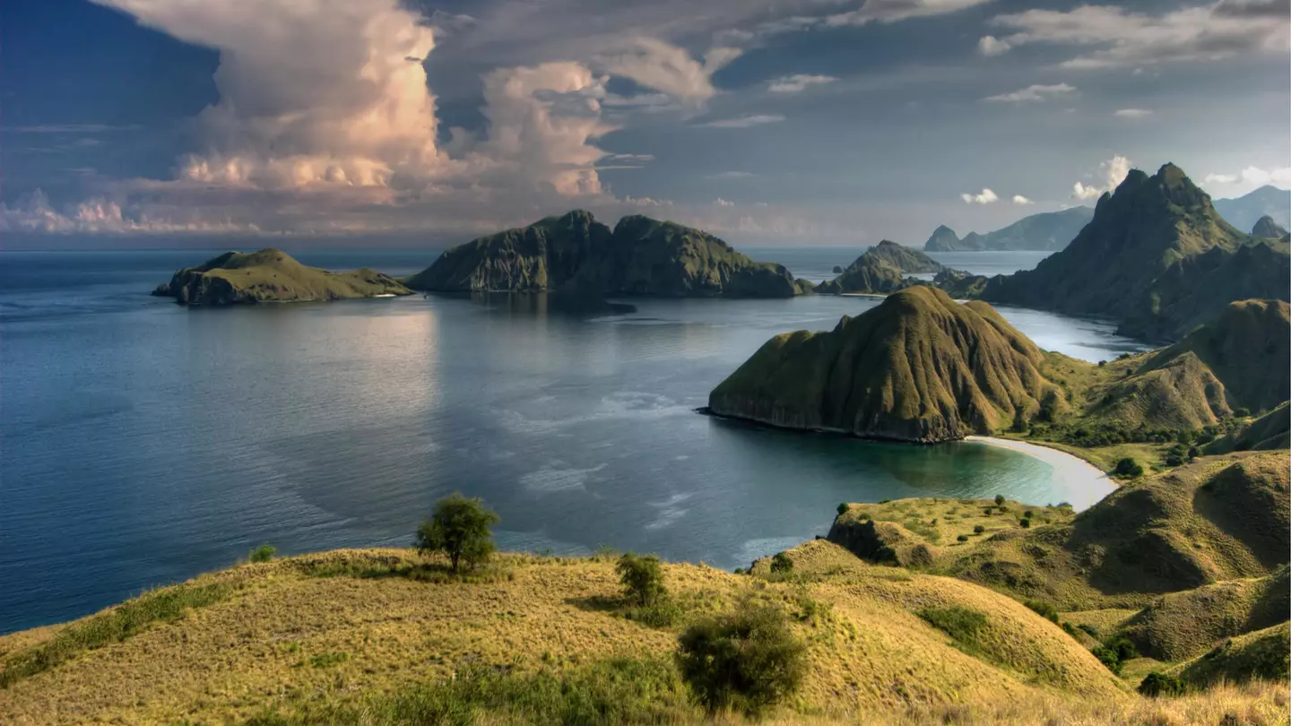 View of the south end of Padar Island