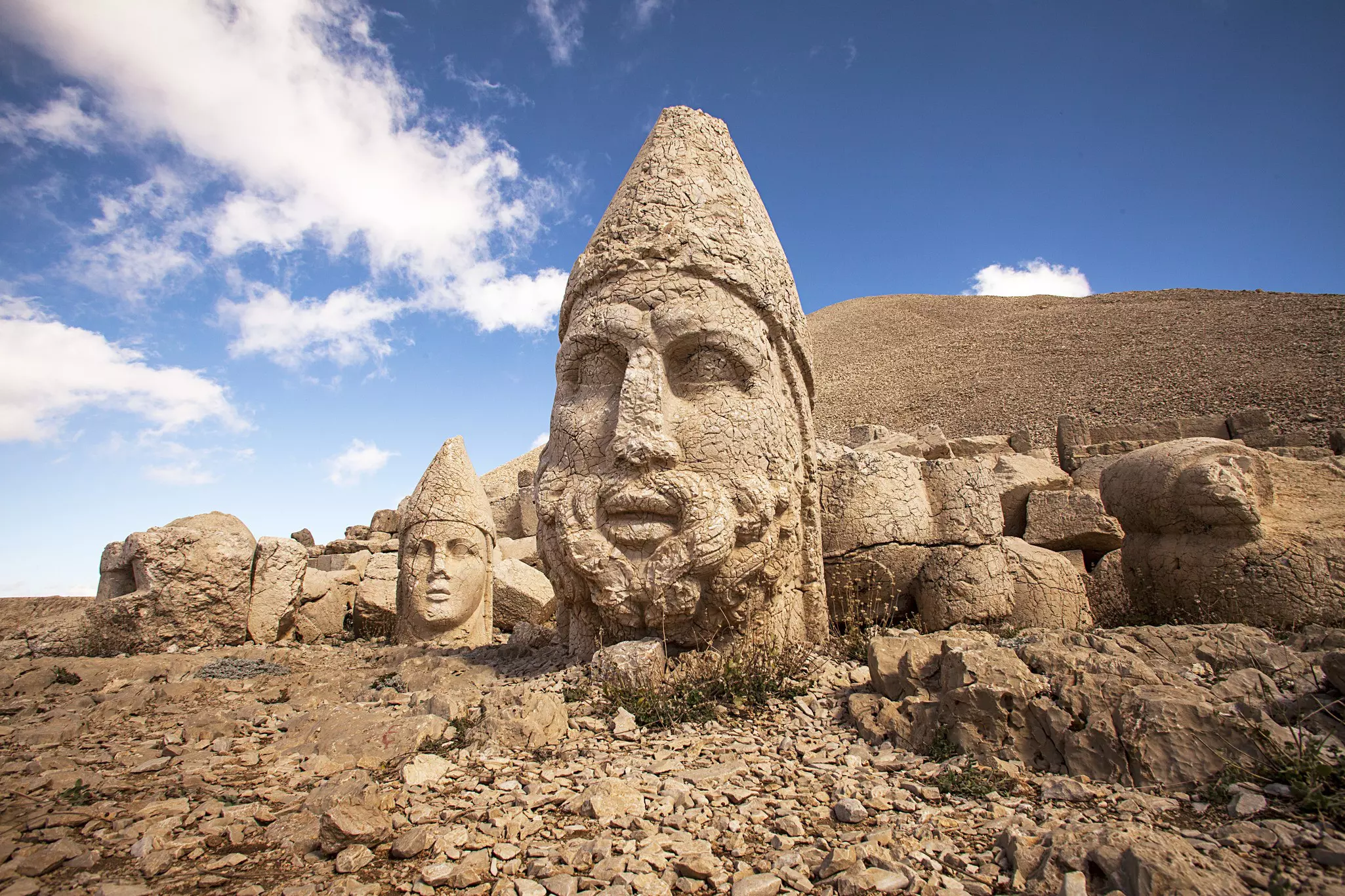 The famous disembodied heads at Nemrut Dağ. Getty Images