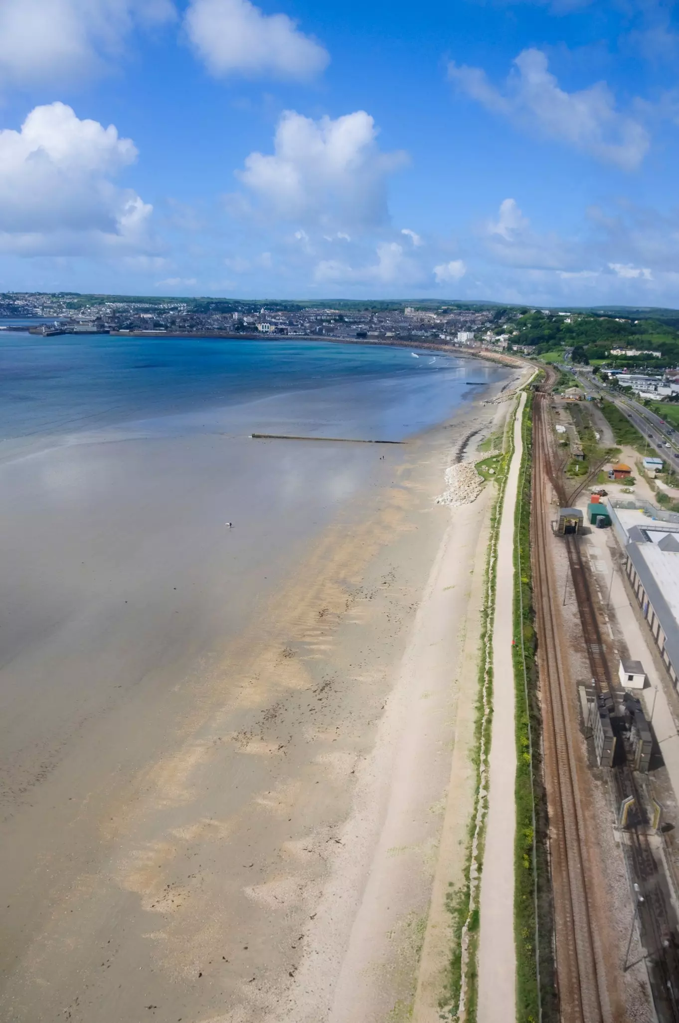 An aerial shot of EPIC