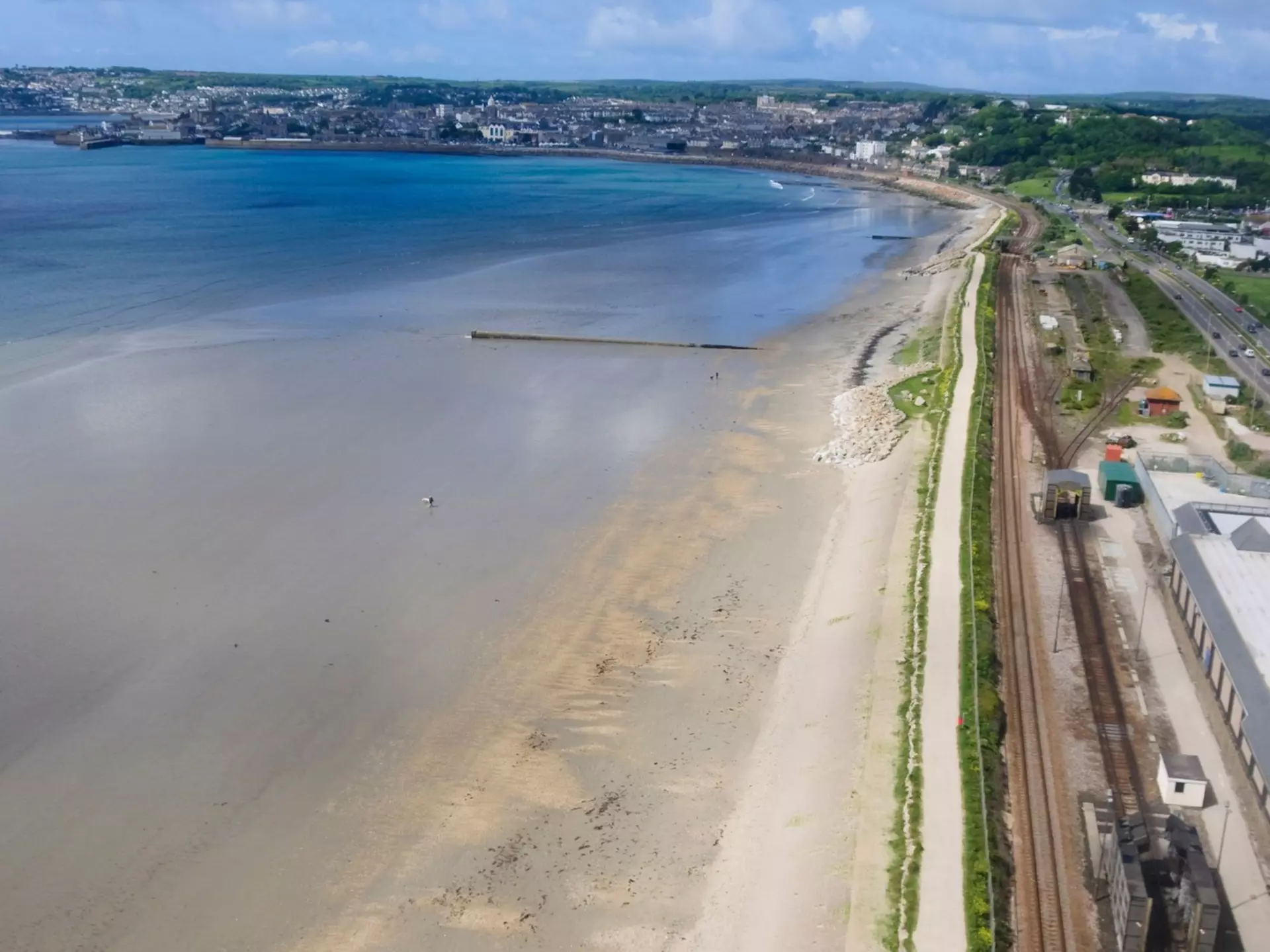 An aerial shot of EPIC