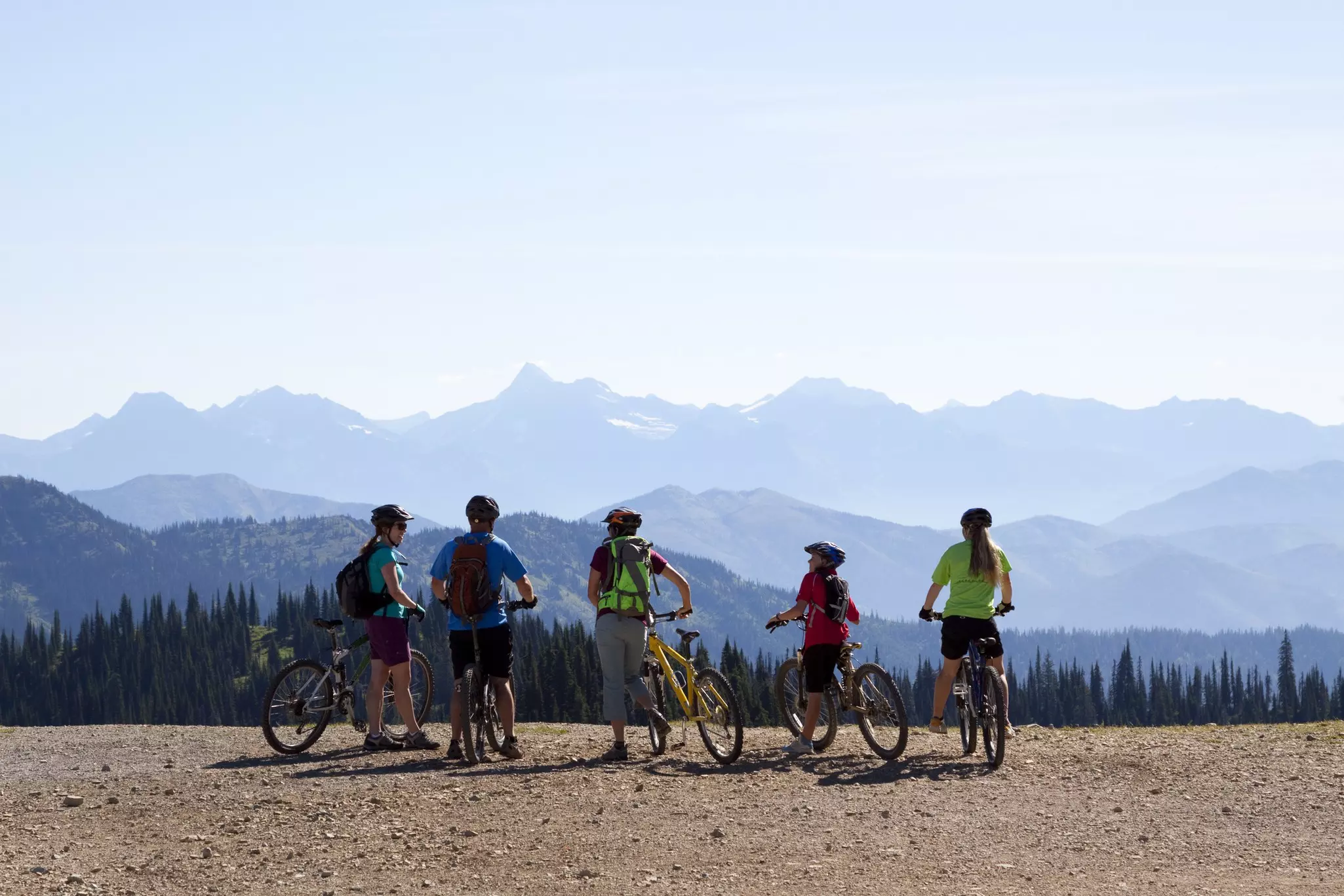 The Hiawatha bicycle trail in Montana is a great way to see the mountains © Craig Moore / Getty Images