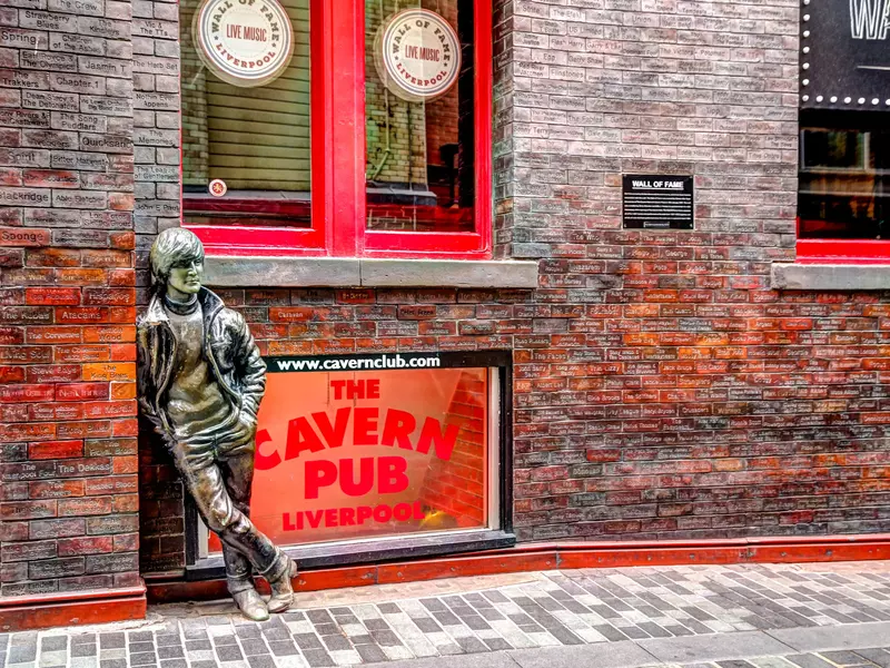 Sights along Matthew Street and in the Cavern Nightclub in celebration of the Beatles in Liverpool