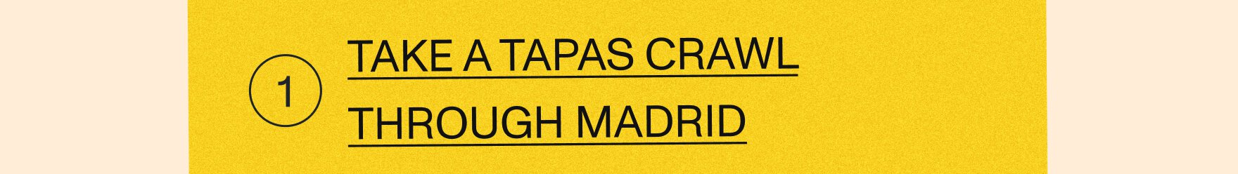Take a tapas crawl through Madrid