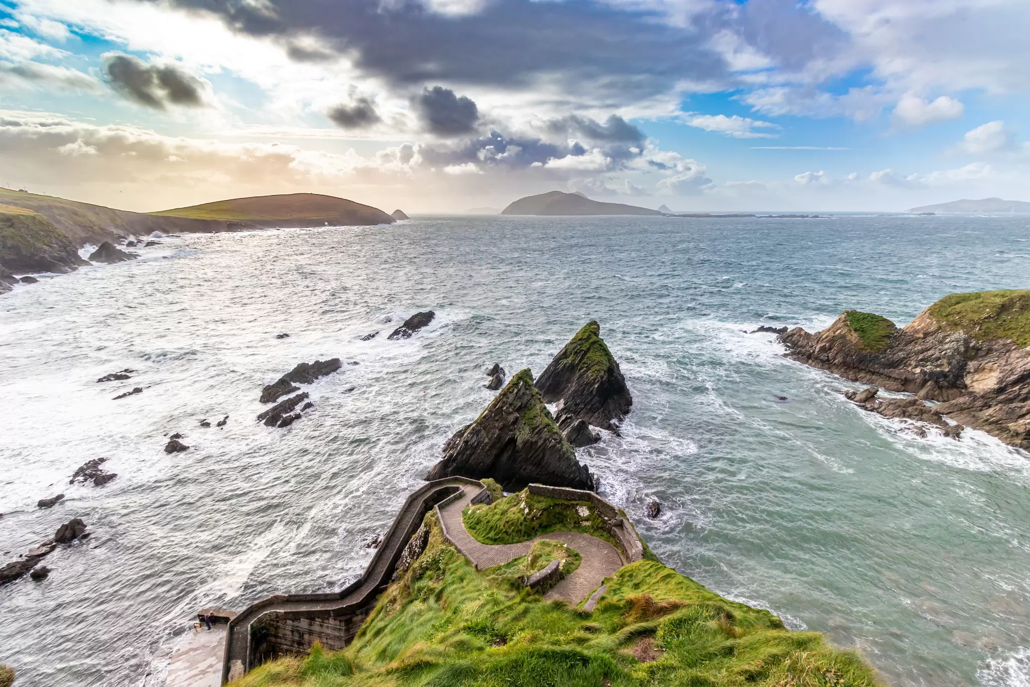 Dunquin Pier located on Co Kerrys Slea Head.