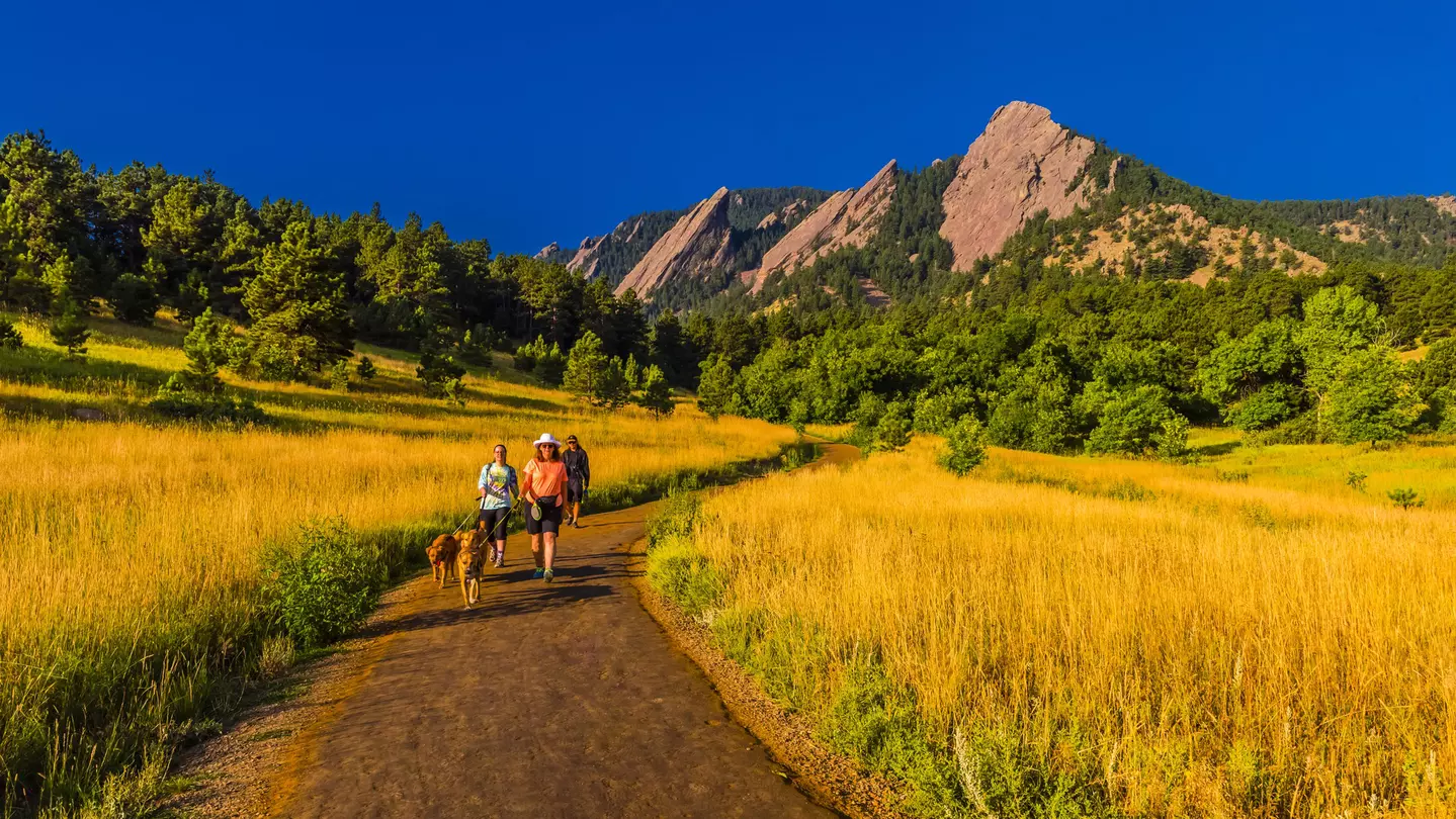 Chautauqua Park is the best place in town to experience breathtaking views of Boulder’s famous Flatirons © Blaine Harrington III / Getty Images