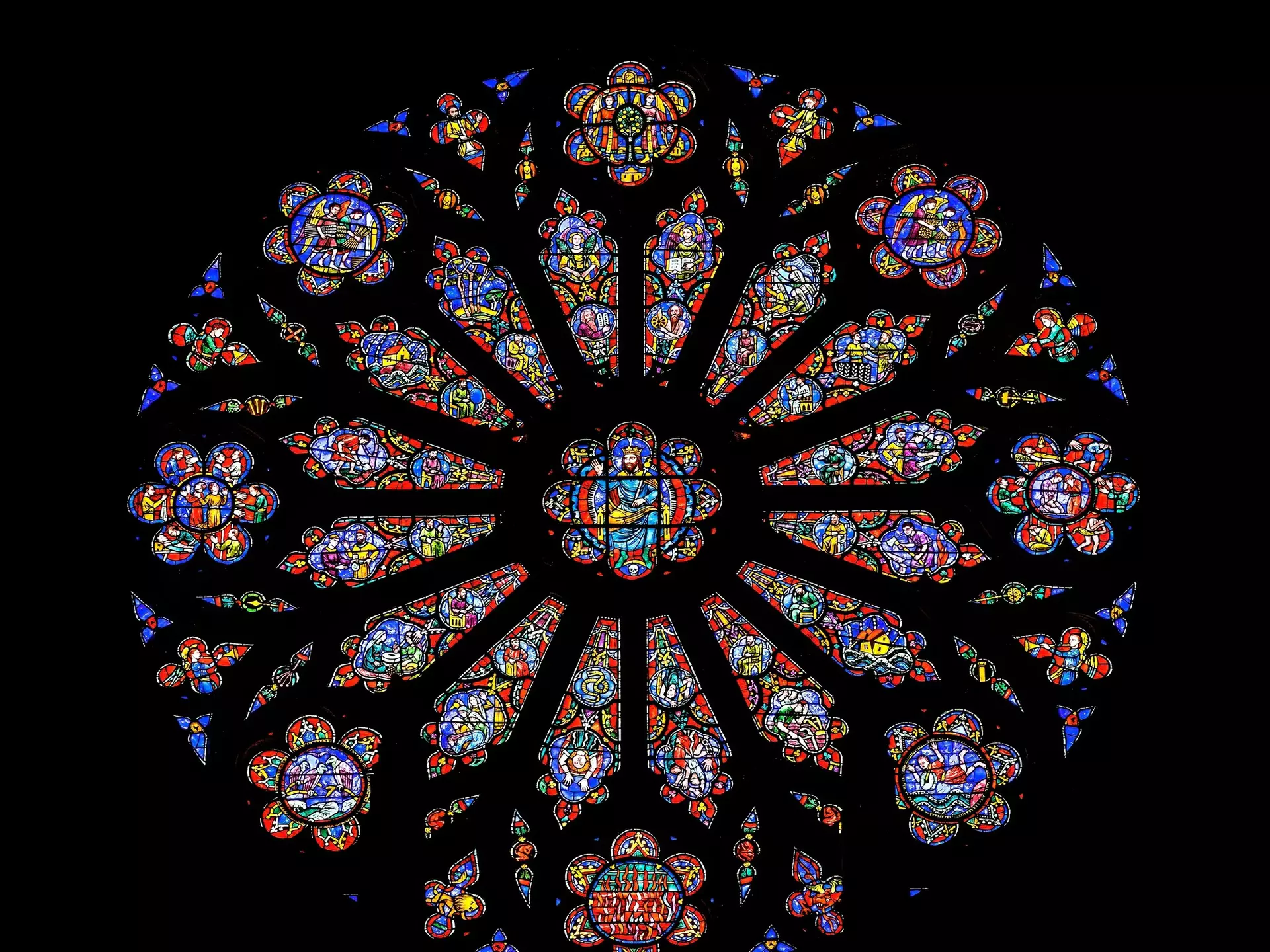 WASHINGTON DC USA - JULY 19, 2024 King Rose Window Stained Glass National Cathedral of St Peter and St Paul Episcopal Church Washington DC. Construction started 1907 based 1893 Congress charter. , License Type: media, Download Time: 2025-08-22T14:48:17.000Z, User: mvm_lonelyplanet, Editorial: true, purchase_order: 56530 - Guidebooks, job: Eastern USA 7, client: Global Publishing-WIP, other: Virginia Moreno