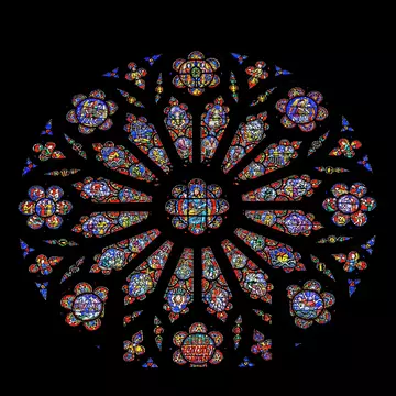WASHINGTON DC USA - JULY 19, 2024 King Rose Window Stained Glass National Cathedral of St Peter and St Paul Episcopal Church Washington DC. Construction started 1907 based 1893 Congress charter. , License Type: media, Download Time: 2025-08-22T14:48:17.000Z, User: mvm_lonelyplanet, Editorial: true, purchase_order: 56530 - Guidebooks, job: Eastern USA 7, client: Global Publishing-WIP, other: Virginia Moreno