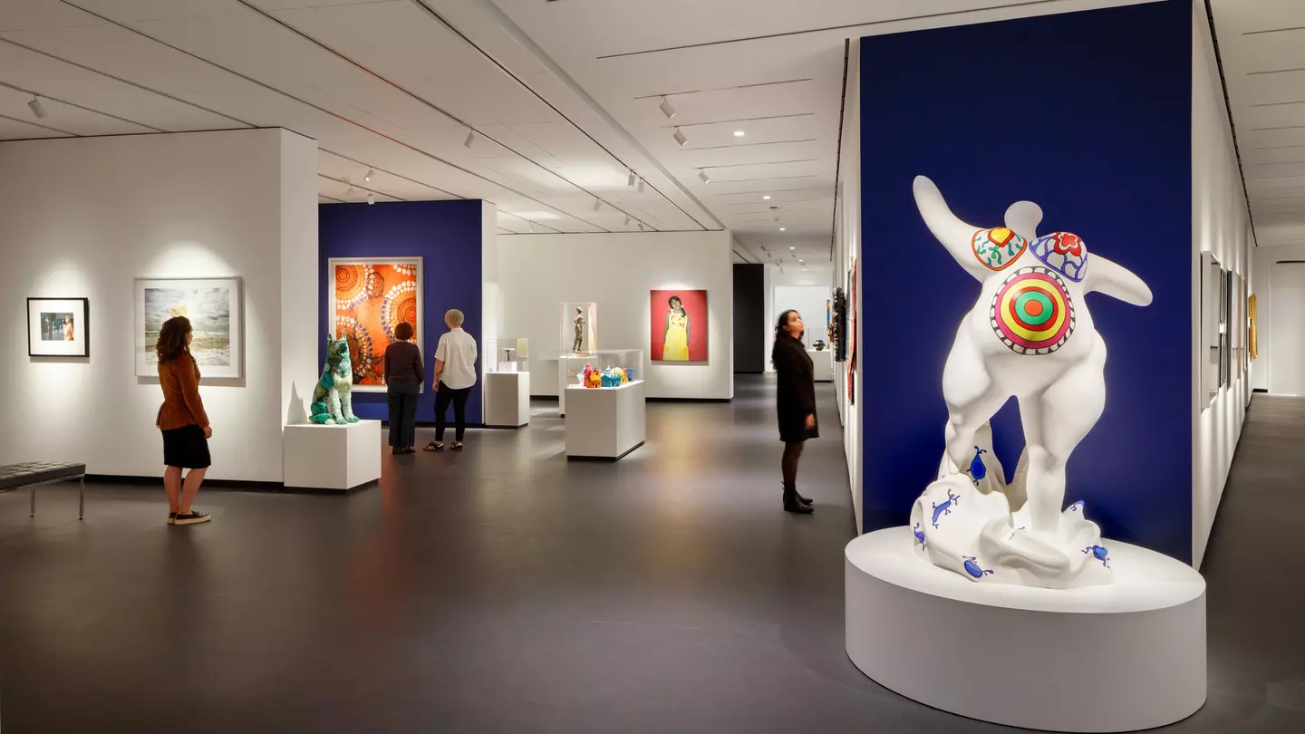 The new collection galleries at the National Museum of Women in the Arts © Jennifer Hughes / The National Museum of Women in the Arts