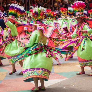 Dancers at Oruro Carnival in Bolivia. Curioso.Photography/Shutterstock