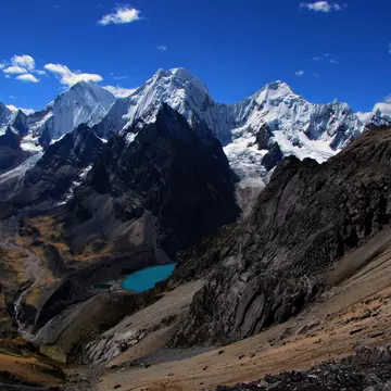 Take your adventure to the next level with a hike on the Huayhuash circuit. Michael Mellinger / Getty Images