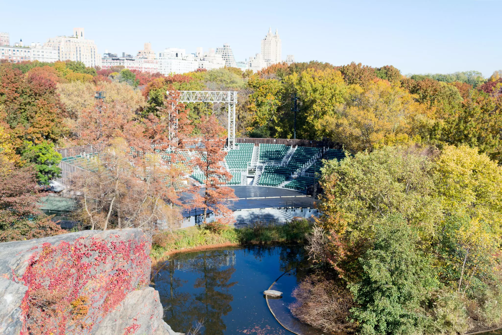 Delacorte Theater in New York's Central Park.