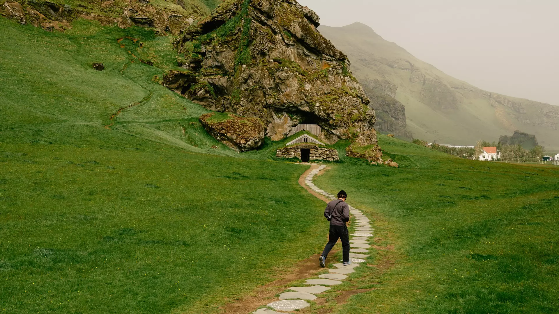 Rútshellir Cave, one of the largest man made caves in Iceland