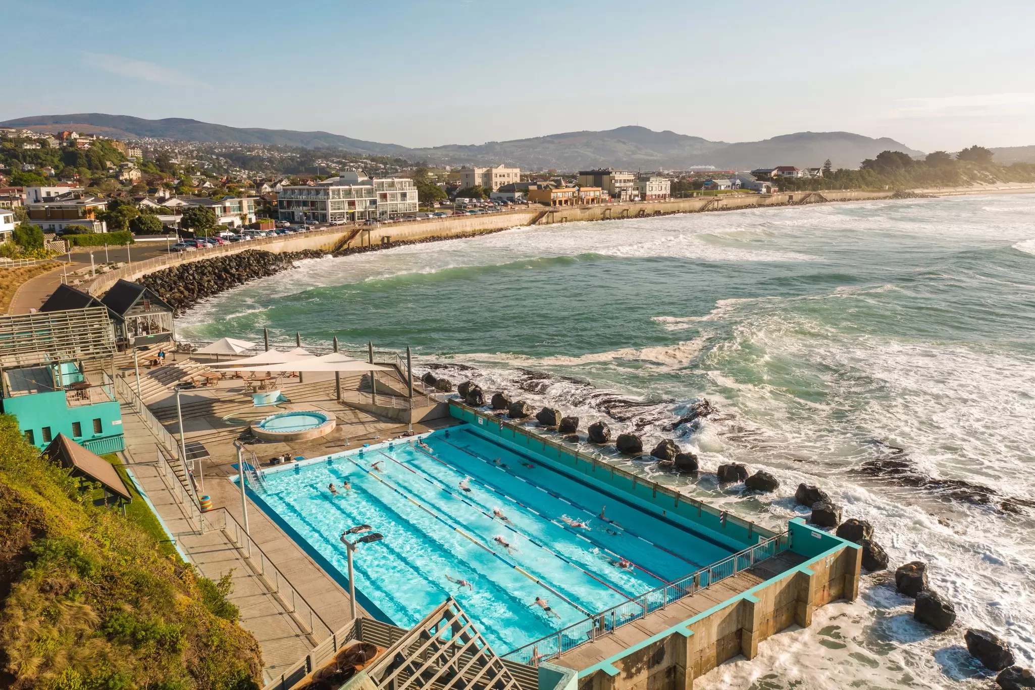 Salt water pool in St Clair, Dunedin, New Zealand