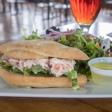 A lobster roll at a restaurant on Prince Edward Island, Canada. Chiyacat/Getty Images
