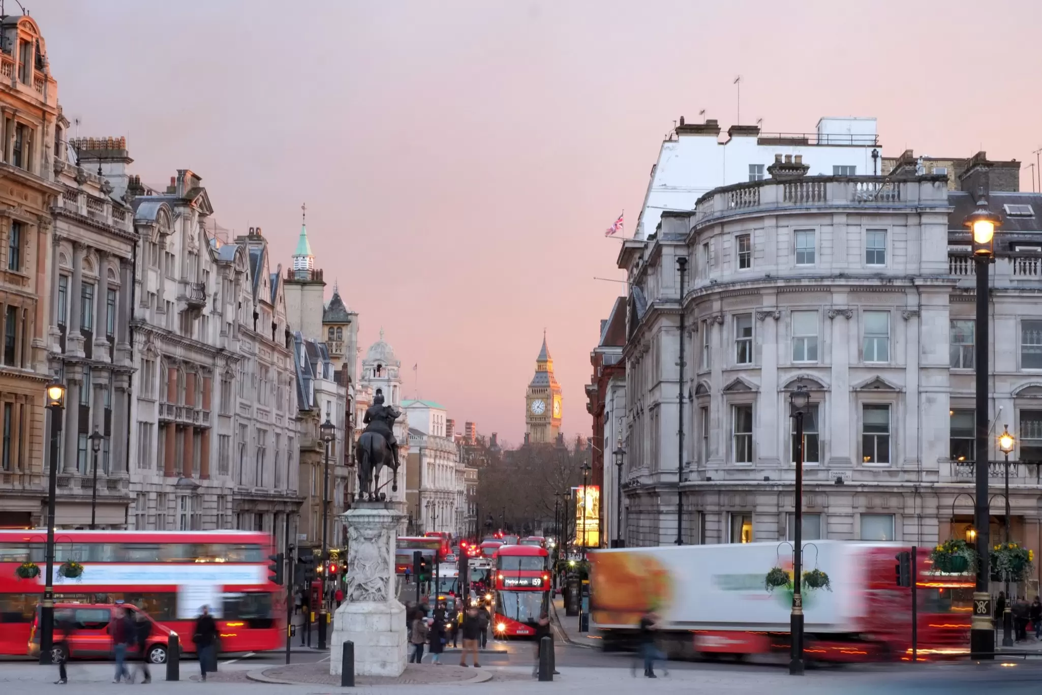 A view over the city of London, England