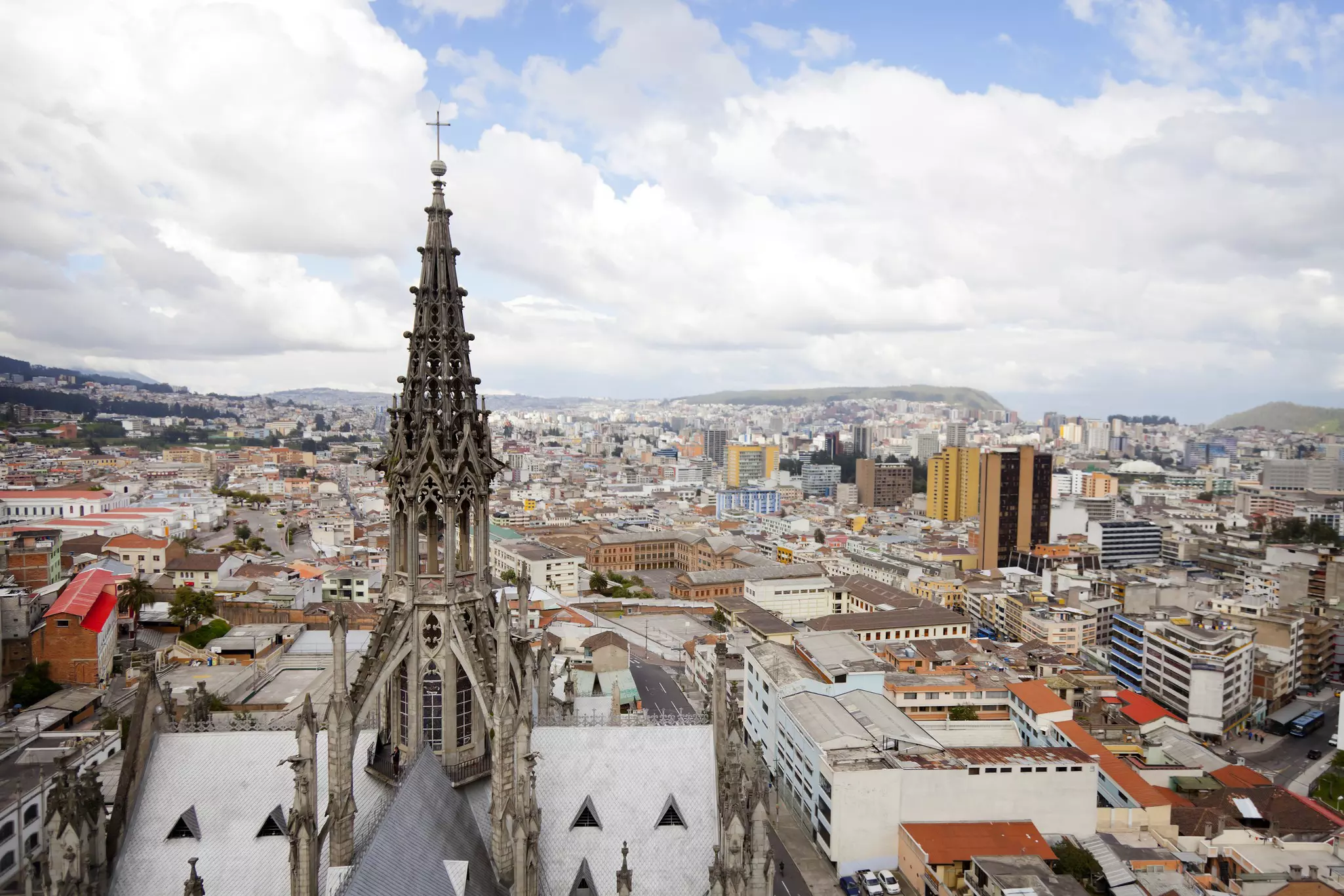 Get used to Ecuador's altitude in Quito before heading out to the Andes