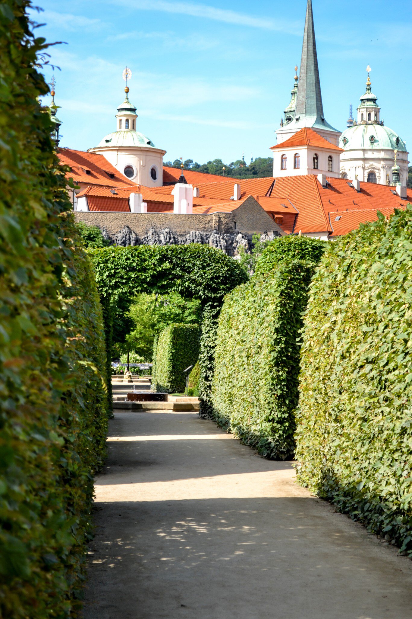Wallenstein Palace Gardens located in the Mala Strana quarter of Prague, Czech Republic, belong to the baroque Wallenstein Palace. 