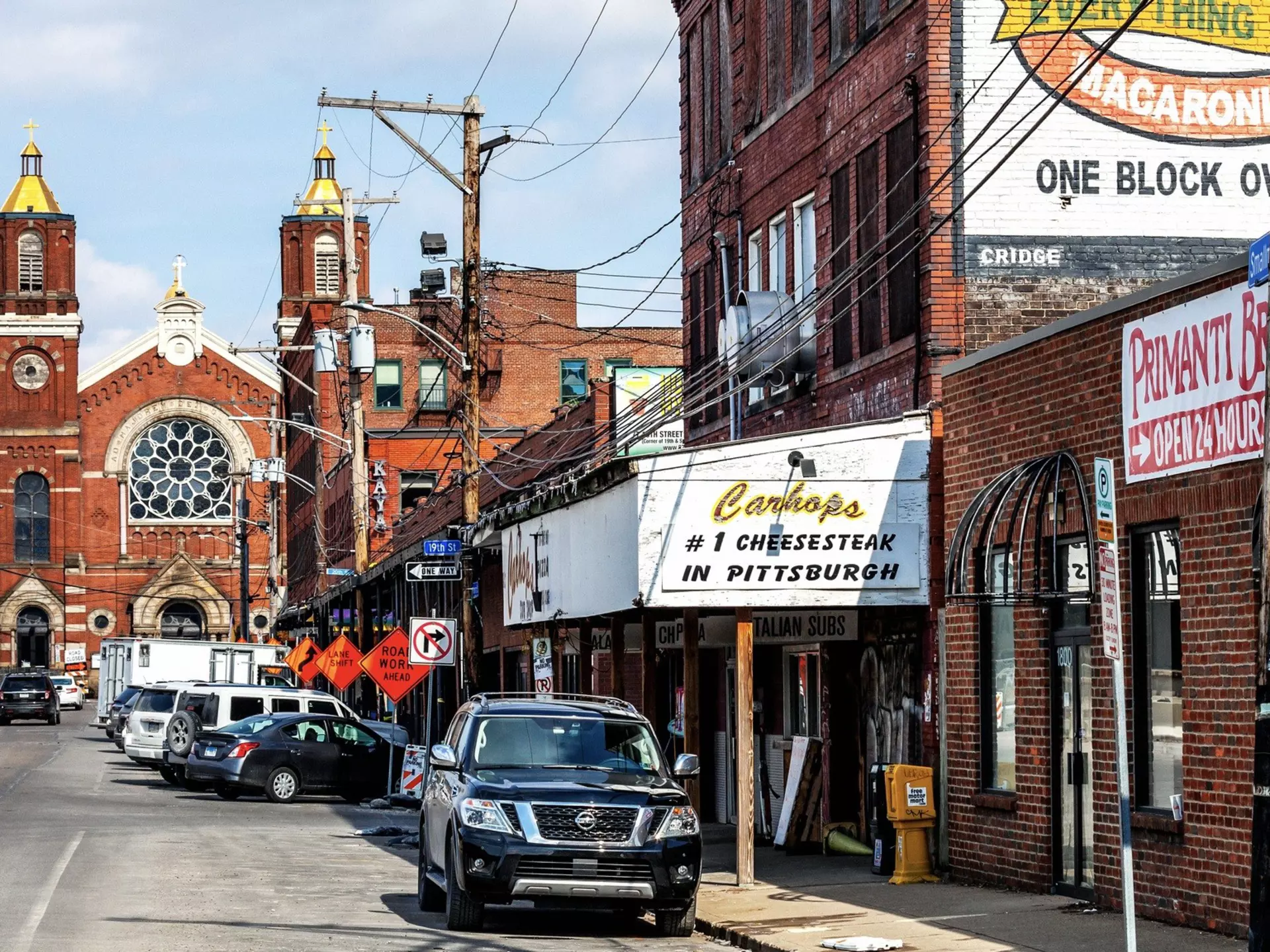 A former industrial area, the Strip District is today home to classic restaurants, stylish bars and more. Getty Images