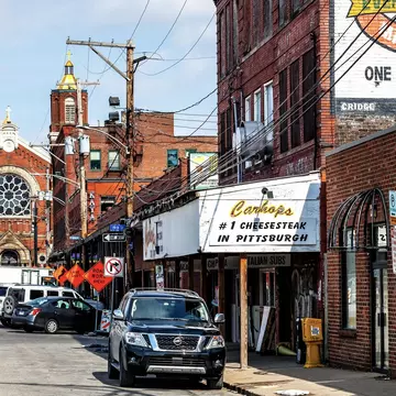 A former industrial area, the Strip District is today home to classic restaurants, stylish bars and more. Getty Images