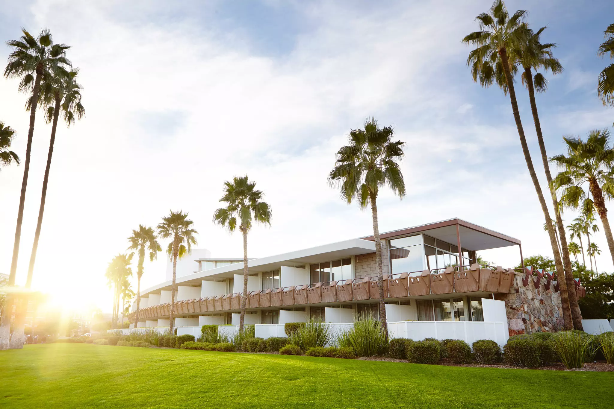 Exterior view of the Valley Ho Hotel in Scottsdale, Arizona. 