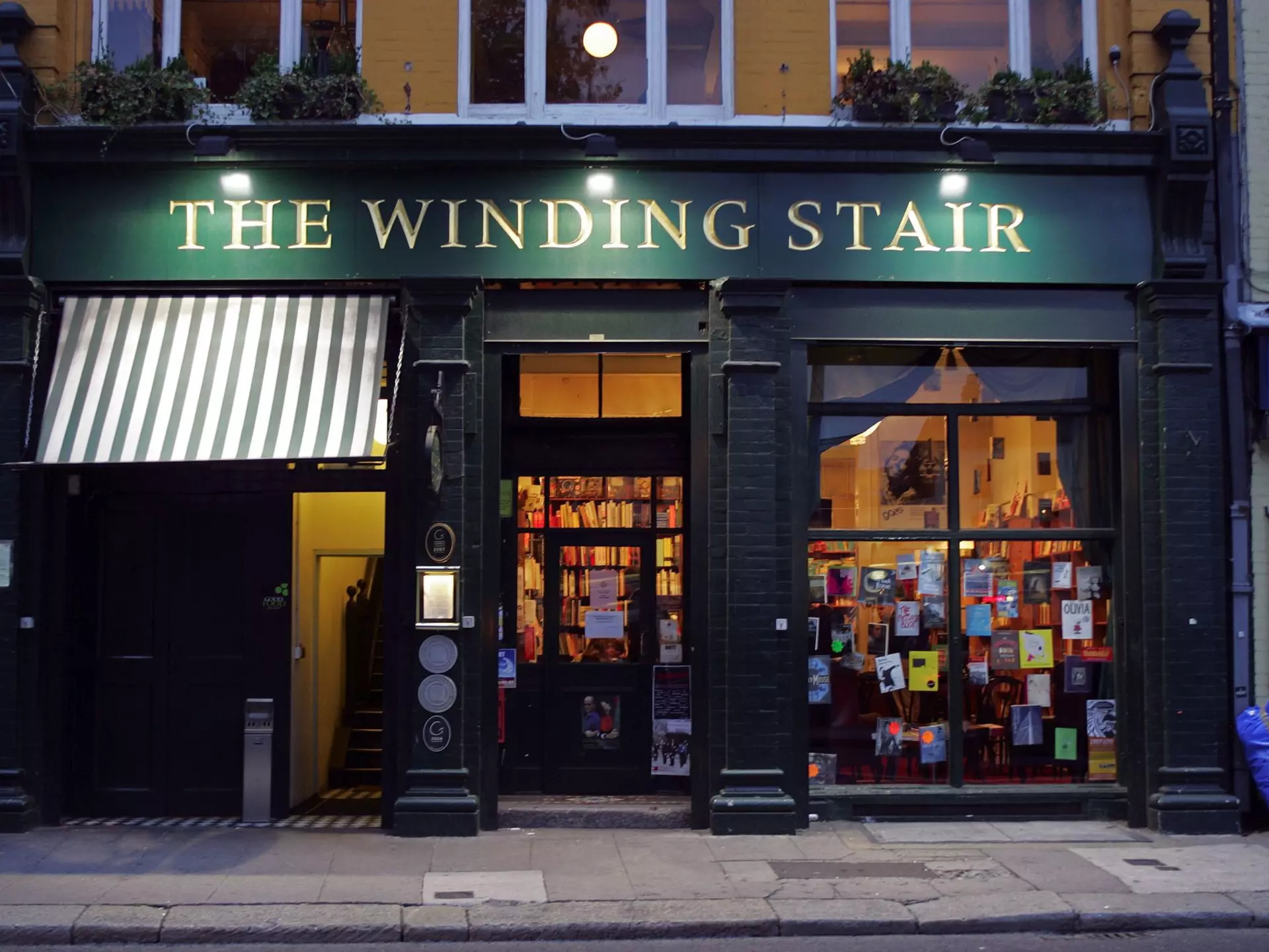 the outside of the Winding Star bookshop in Dublin 