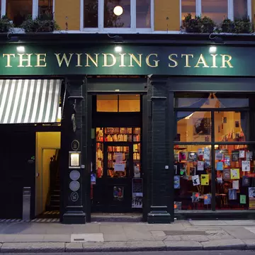 the outside of the Winding Star bookshop in Dublin 