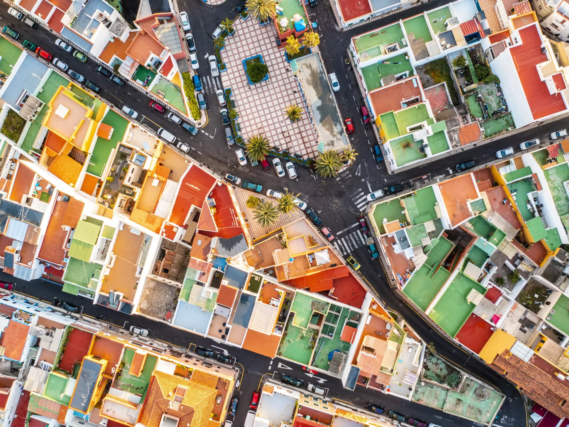 drone view of Tenerife, Canary Islands, Spain