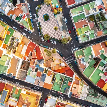 drone view of Tenerife, Canary Islands, Spain