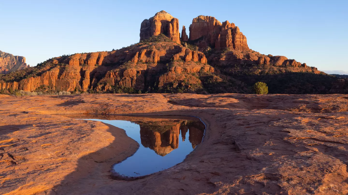 The iconic Cathedral Rock formation is considered one of the most powerful vortexes in Sedona © John Burcham / Lonely Planet