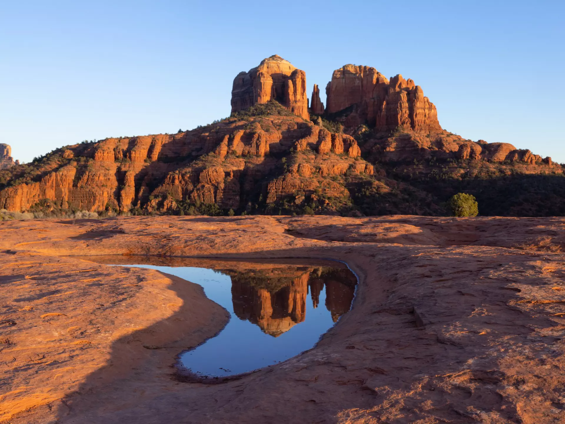 The iconic Cathedral Rock formation is considered one of the most powerful vortexes in Sedona © John Burcham / Lonely Planet