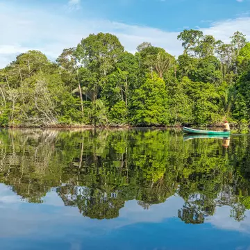 Tributaries of the Amazon flow through Guyana. SL_Photography/Getty Images