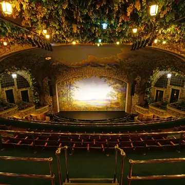 Interior view of landmark heritage Winter Garden Theatre, the last surviving Edwardian stacked theatre in the world located in downtown Toronto, Ontario, Canada.