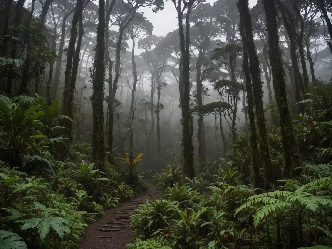 Monteverde Cloud Forest Reserve is a lush, biodiverse protected area located in Costa Rica, renowned for its mist-covered landscapes.