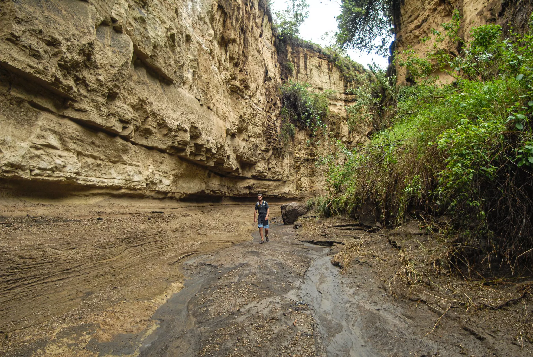 Hell's Gate National Park has a series of gullies and ridges formed by volcanic eruptions © wilpunt / Getty Images