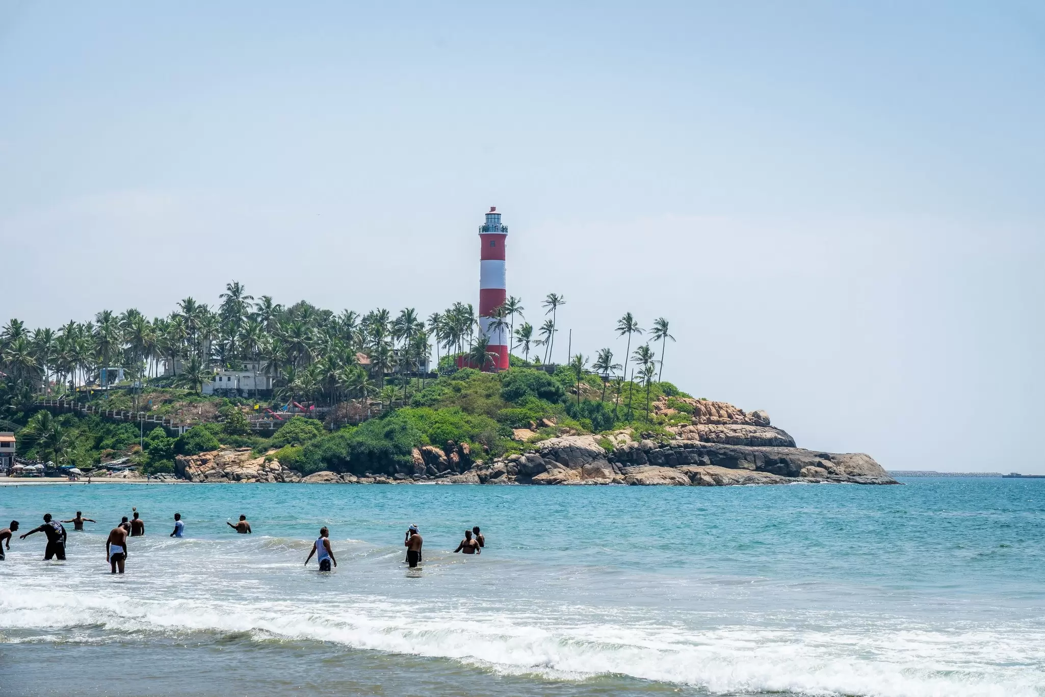 Kovalam, a popular beach spot in Kerala. Nesru Markmedia/Shutterstock