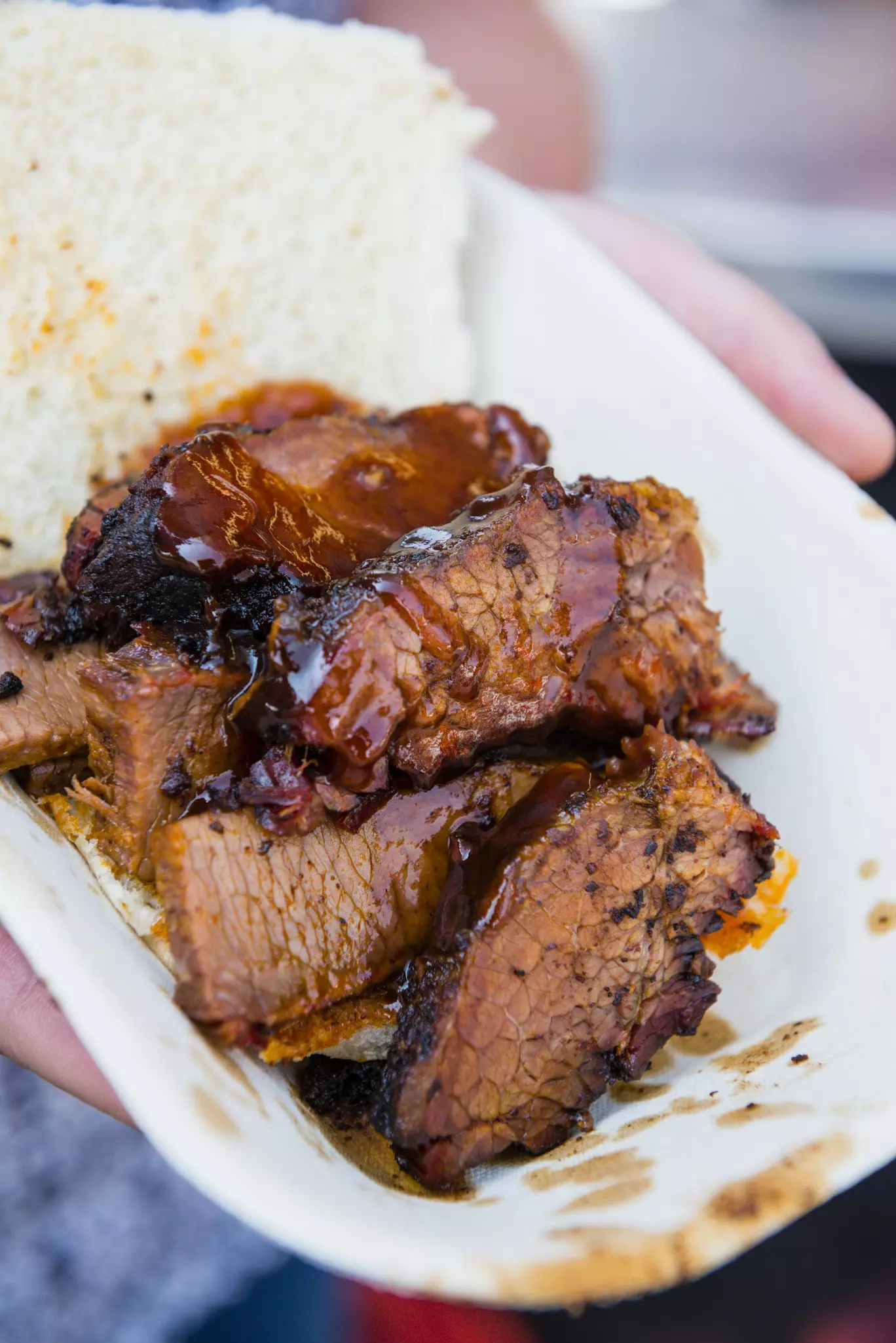 Barbecued beef at Calgary Stampede.