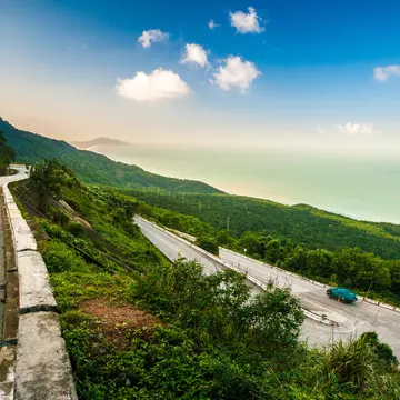 Hai Van pass, with coastal view