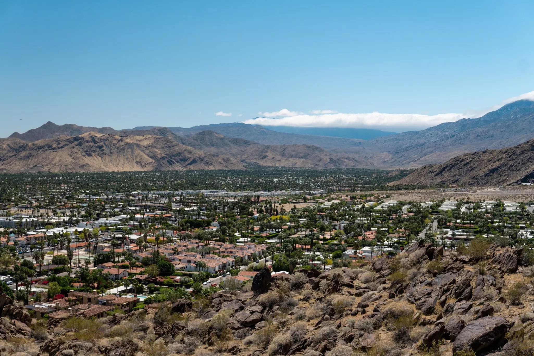 Coachella valley view from above. slog_photography / Shutterstock