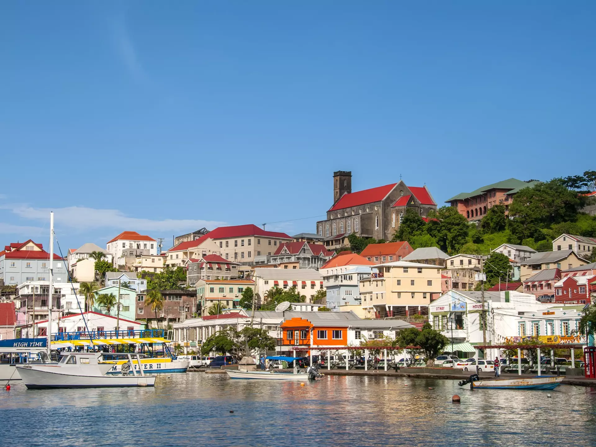 Try a ferry for island hopping in the Caribbean. M Timothy O'Keefe/Getty Images